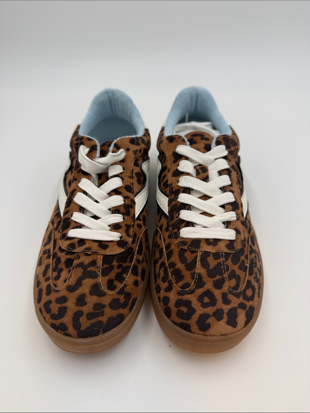 Madden Girl Leopard Print Sneakers with White Accents